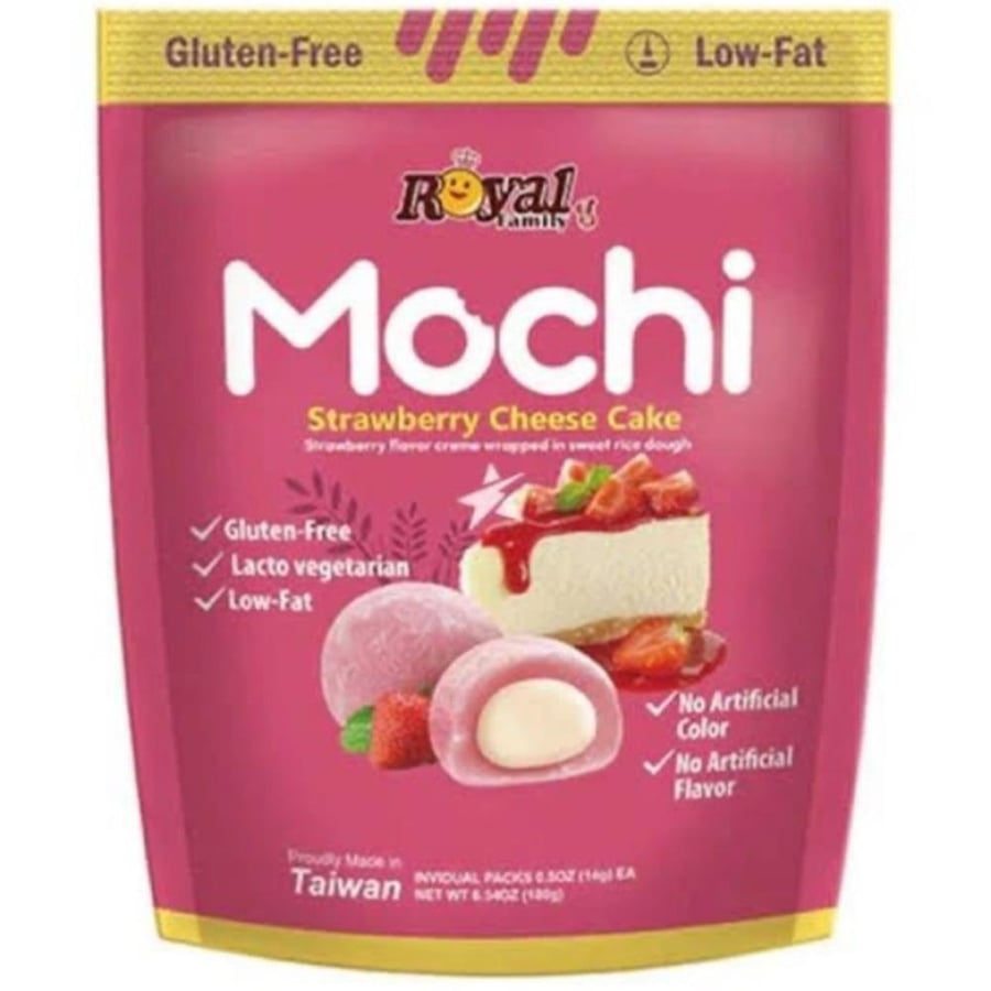 Pieces of mochi with strawberry cheesecake filling 120g