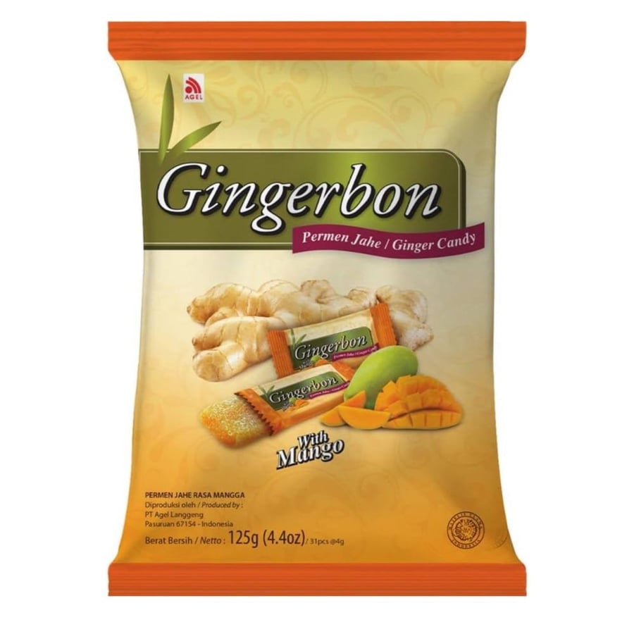 Ginger candy with mango flavor 125g
