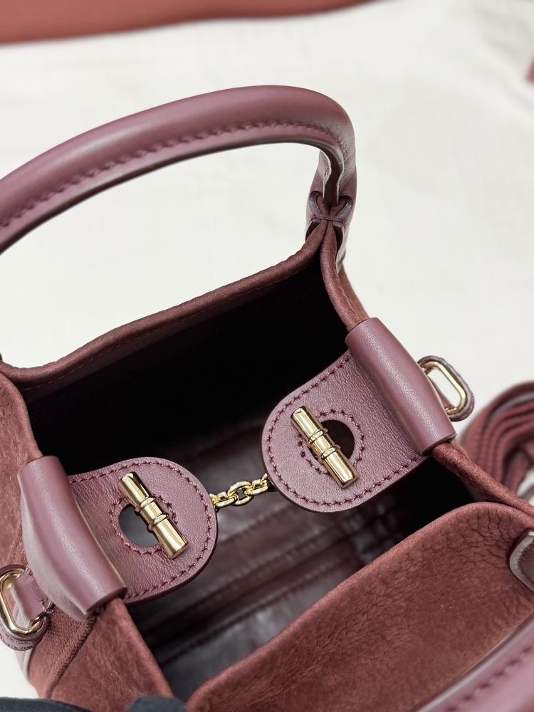 Loro Piana Micro Bale Bag in Textured Leather