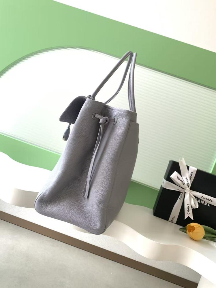 Chanel Grained Leather Tote Bag