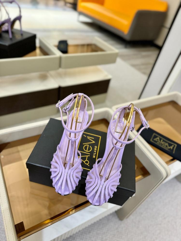 Alevì Milano Strappy High-Heel Sandals (10.5cm) - Sizes 35-39