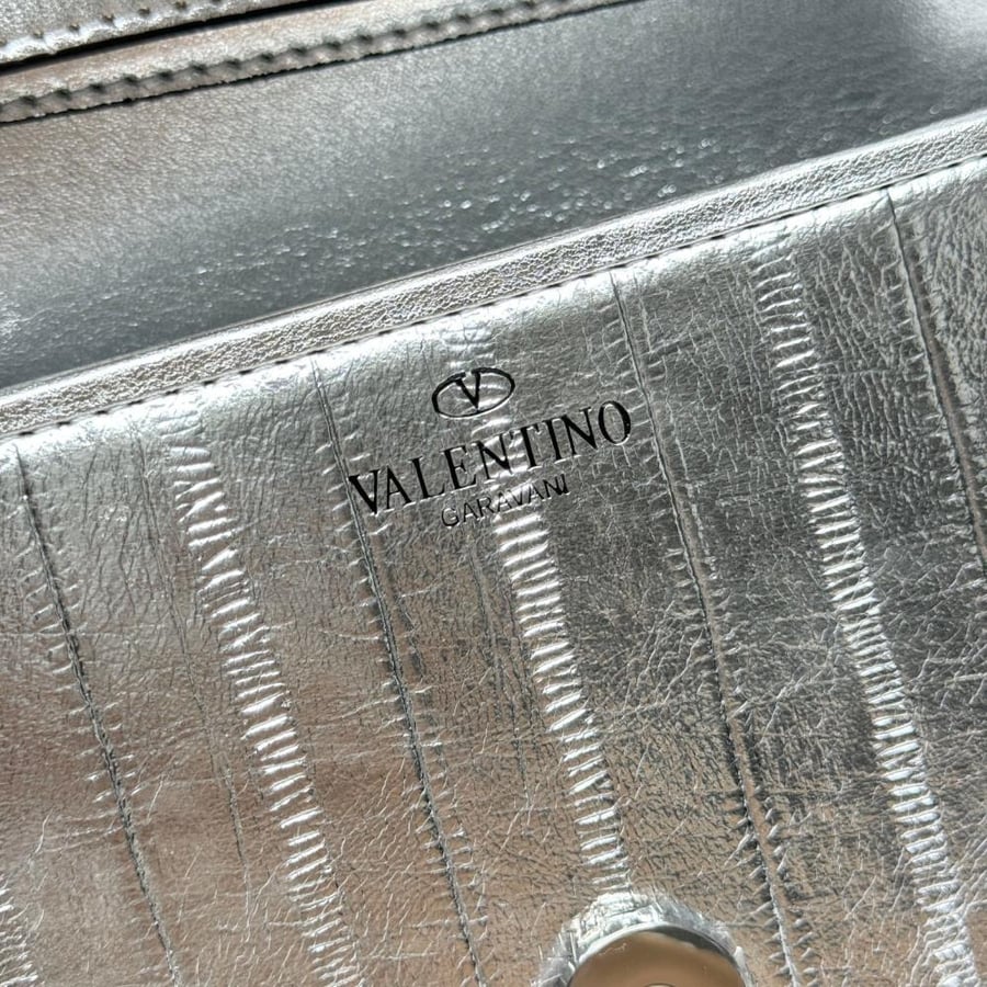 Valentino Garavani Loco Calfskin Leather Bag