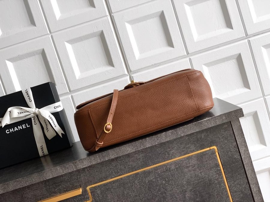 Chanel Grained Leather Flap Bag