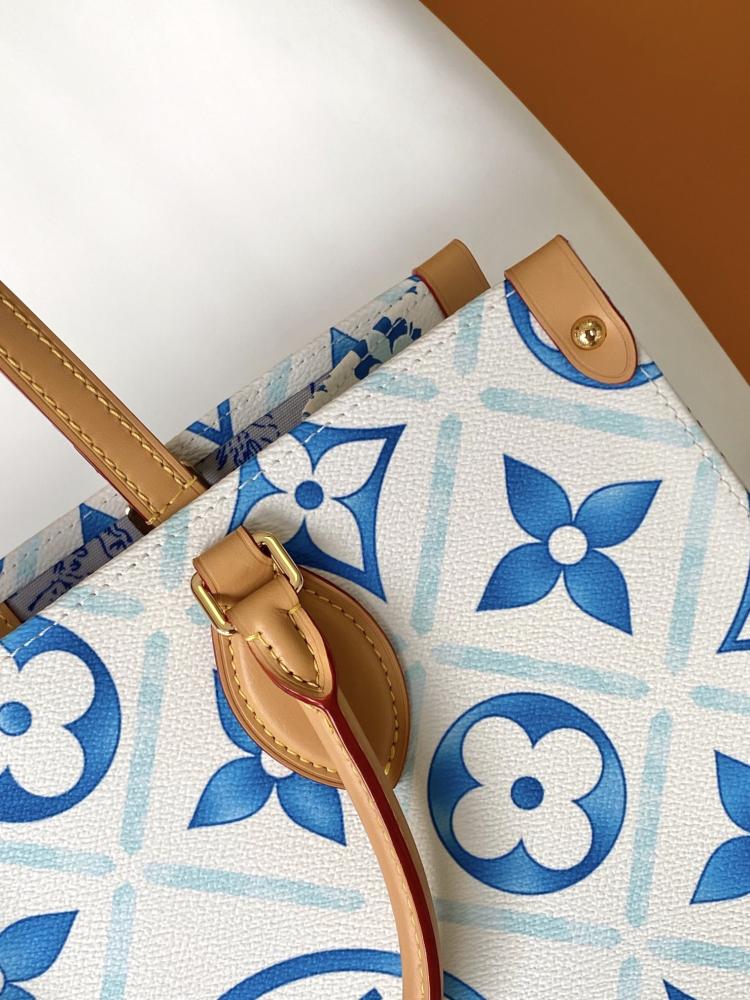 Louis Vuitton Onthego MM Geometric Monogram Canvas Tote Bag