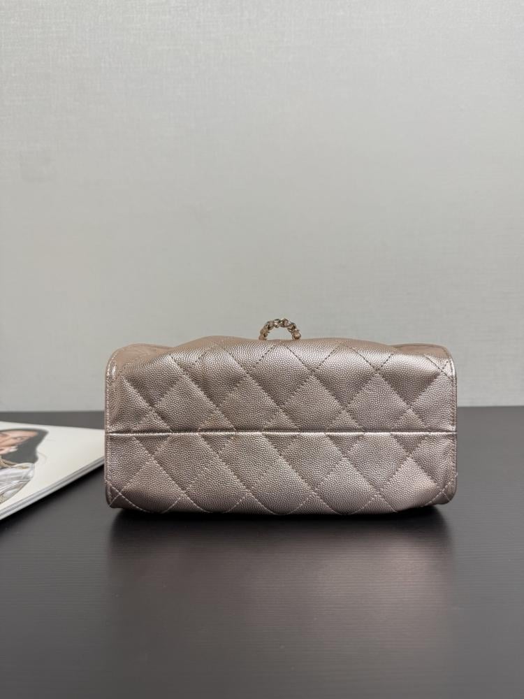 Chanel Quilted Drawstring Tote Bag