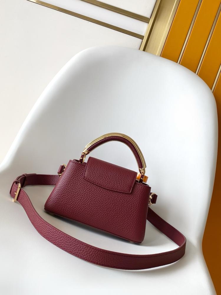 LV Capucines Mini Bag with Chain Detail