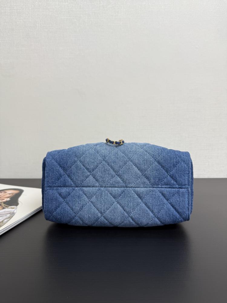 Chanel Quilted Drawstring Tote Bag