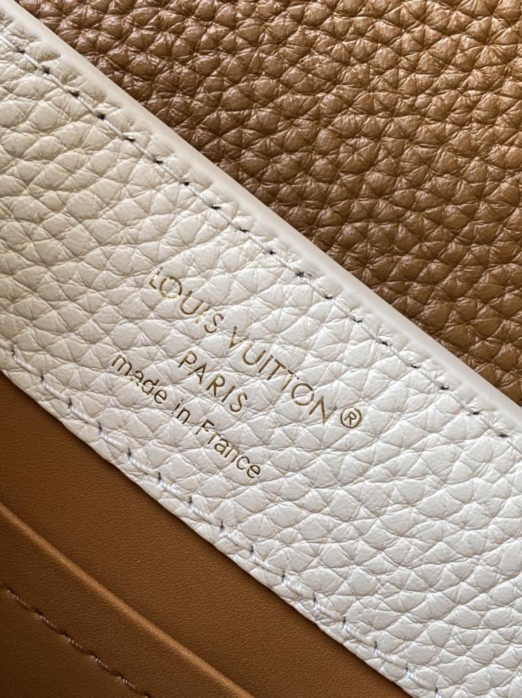 Louis Vuitton Capucines BB Braided Handle Leather Bag