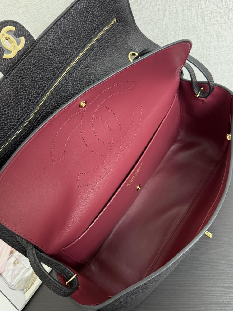 Chanel Grained Leather Flap Bag