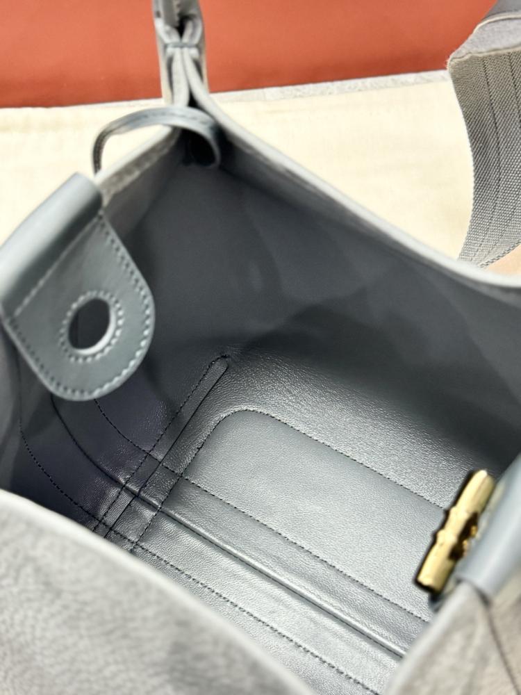 Loro Piana Small Bale Bag in Textured Leather