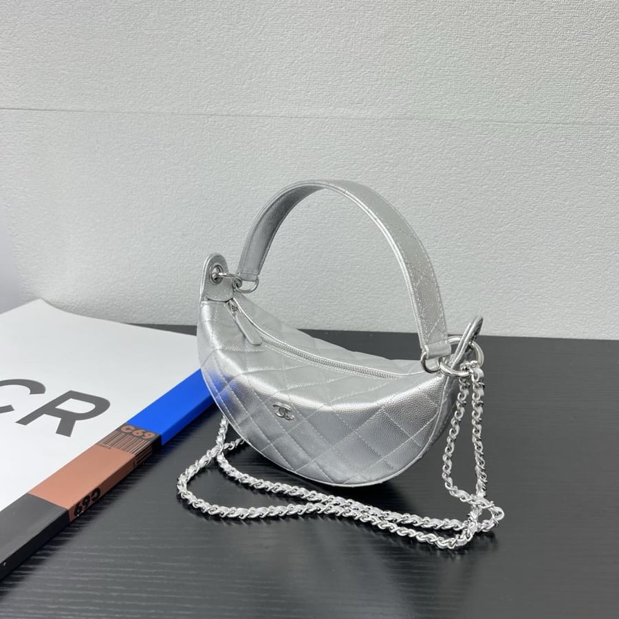 Chanel Quilted Moon Bag