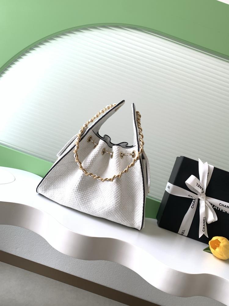 Chanel AS5293 Woven Hobo Drawstring Bag 263014