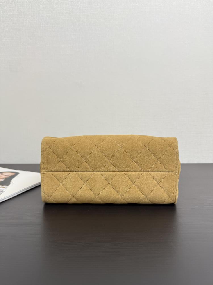 Chanel Quilted Drawstring Tote Bag