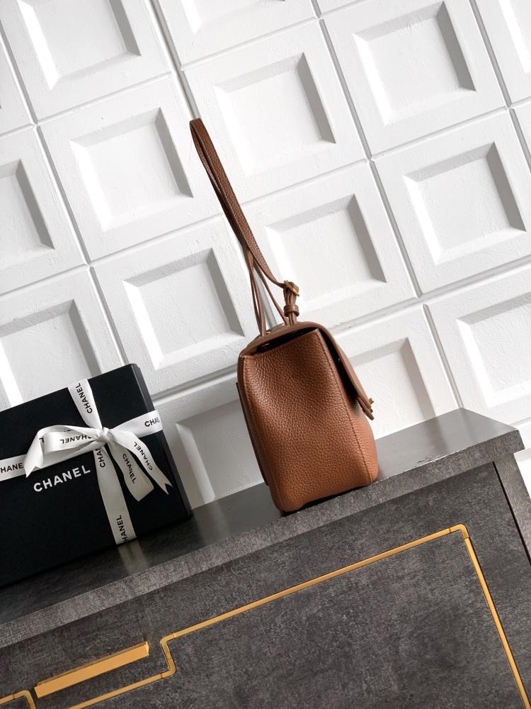 Chanel Grained Leather Flap Bag