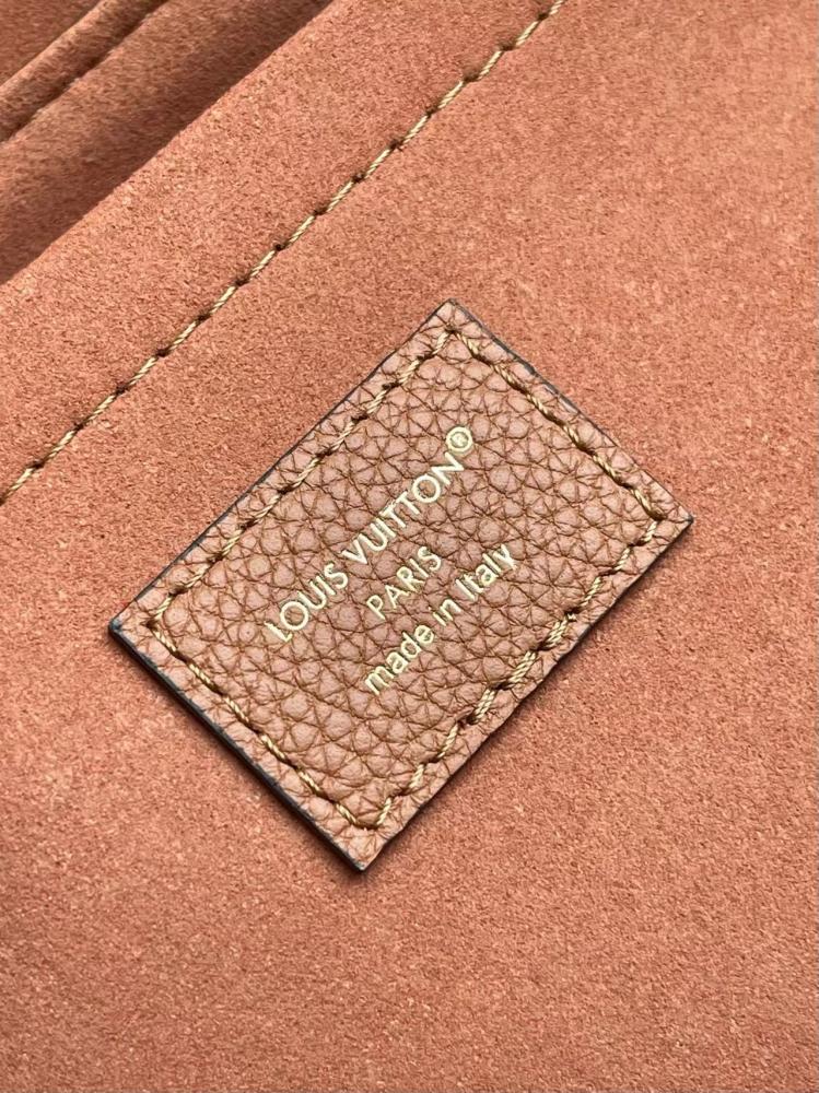 LV Monogram & Leather Mix Chain Bag