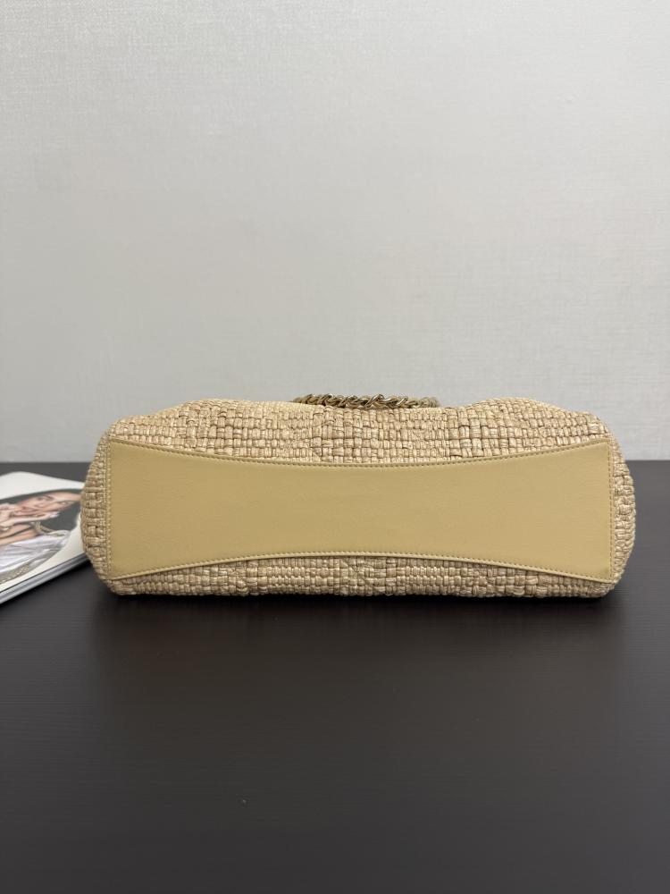 Chanel Woven Raffia Tote Bag