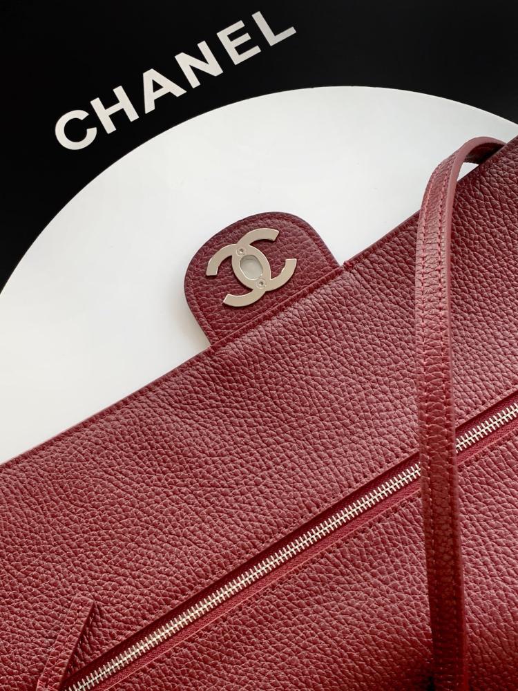 Chanel Grained Leather Flap Bag