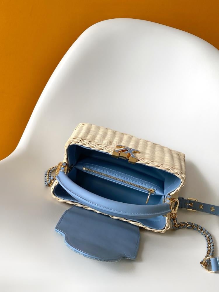Louis Vuitton Capucines Wicker Leather Bag