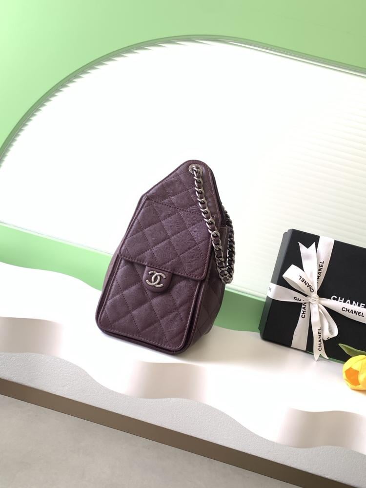 Chanel AS5293 Quilted Hobo Drawstring Bag