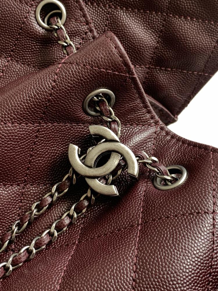 Chanel AS5293 Quilted Hobo Drawstring Bag