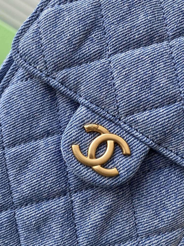 Chanel AS5293 Quilted Hobo Drawstring Bag
