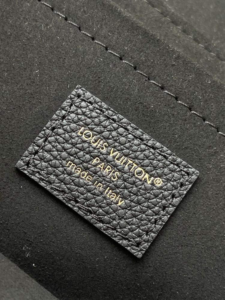 LV Monogram & Leather Mix Chain Bag