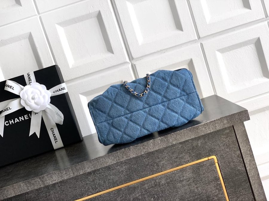 Chanel Quilted Drawstring Tote Bag