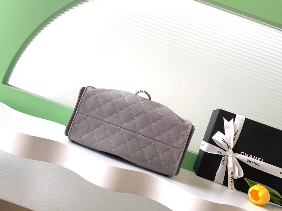 Chanel AS5293 Quilted Hobo Drawstring Bag