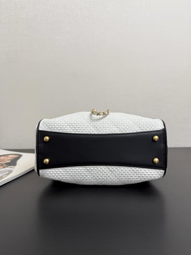 Chanel Quilted Drawstring Tote Bag
