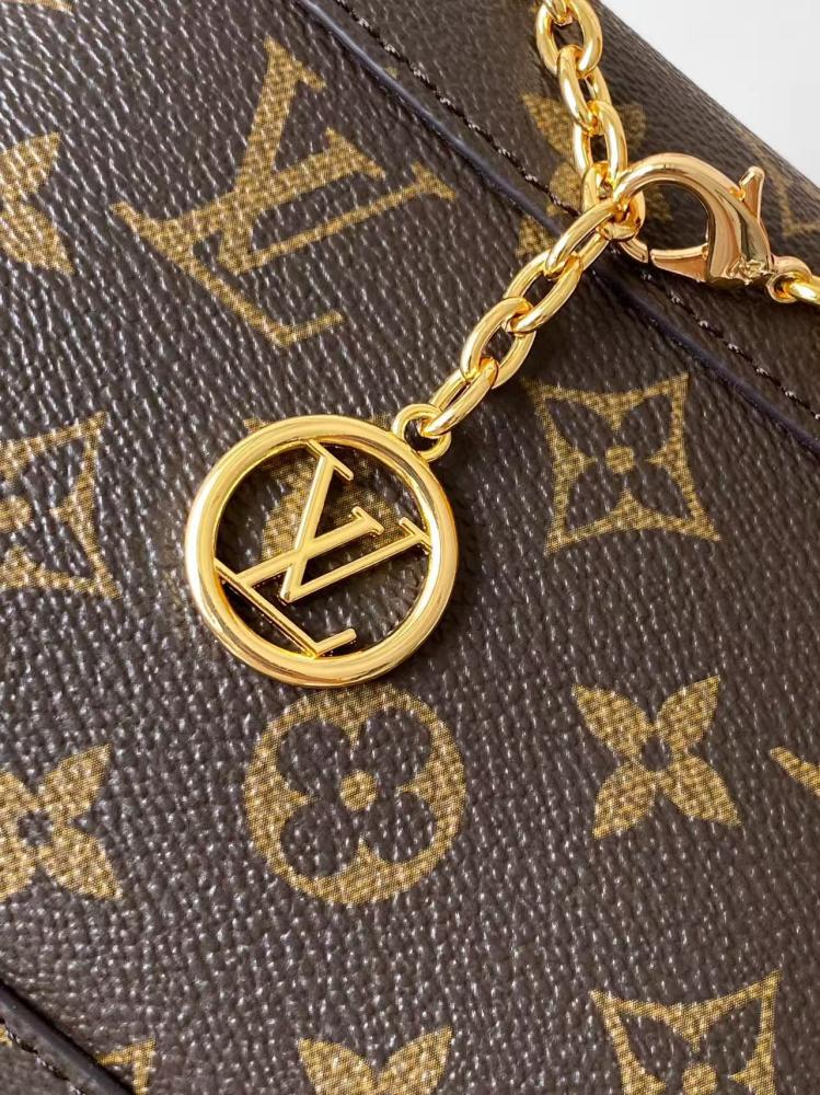 LV Monogram Compact Chain Bag