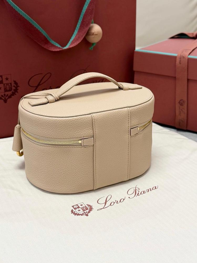 Loro Piana Extra Vanity Case in Plain Grain Calfskin