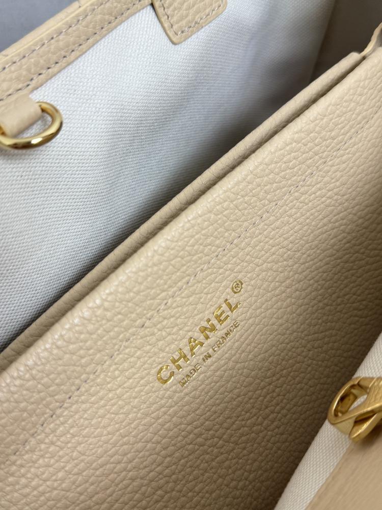 Chanel Quilted Grained Leather East-West Flap Bag