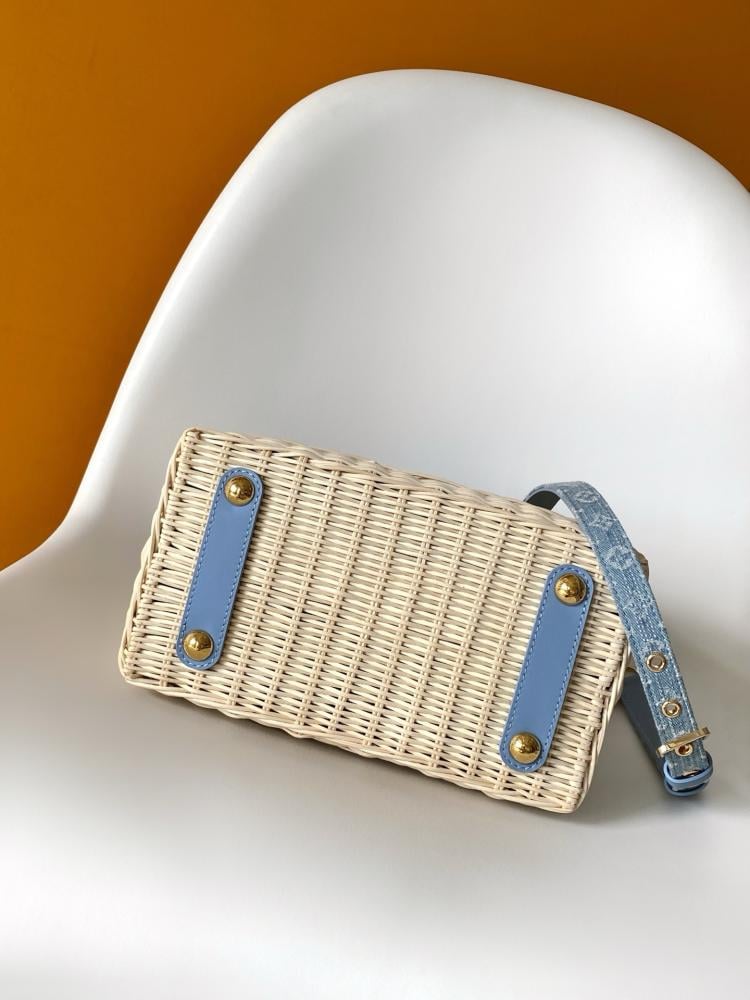 Louis Vuitton Capucines Wicker Leather Bag