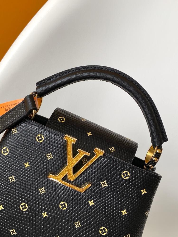 Louis Vuitton Capucines Mini Embellished Leather Bag