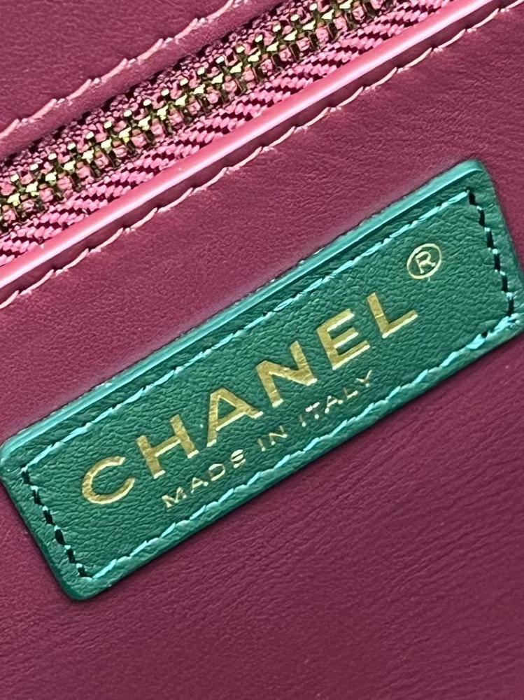 Chanel Croc-Embossed Leather Tote Bag