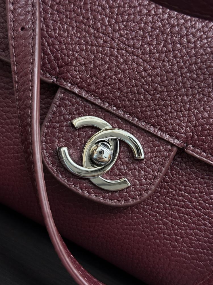 Chanel Grained Leather Flap Bag