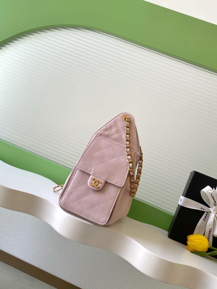 Chanel AS5293 Quilted Hobo Drawstring Bag