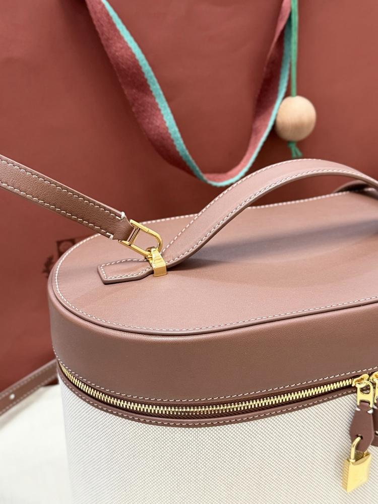 Loro Piana Large Vanity Case in Grained Leather