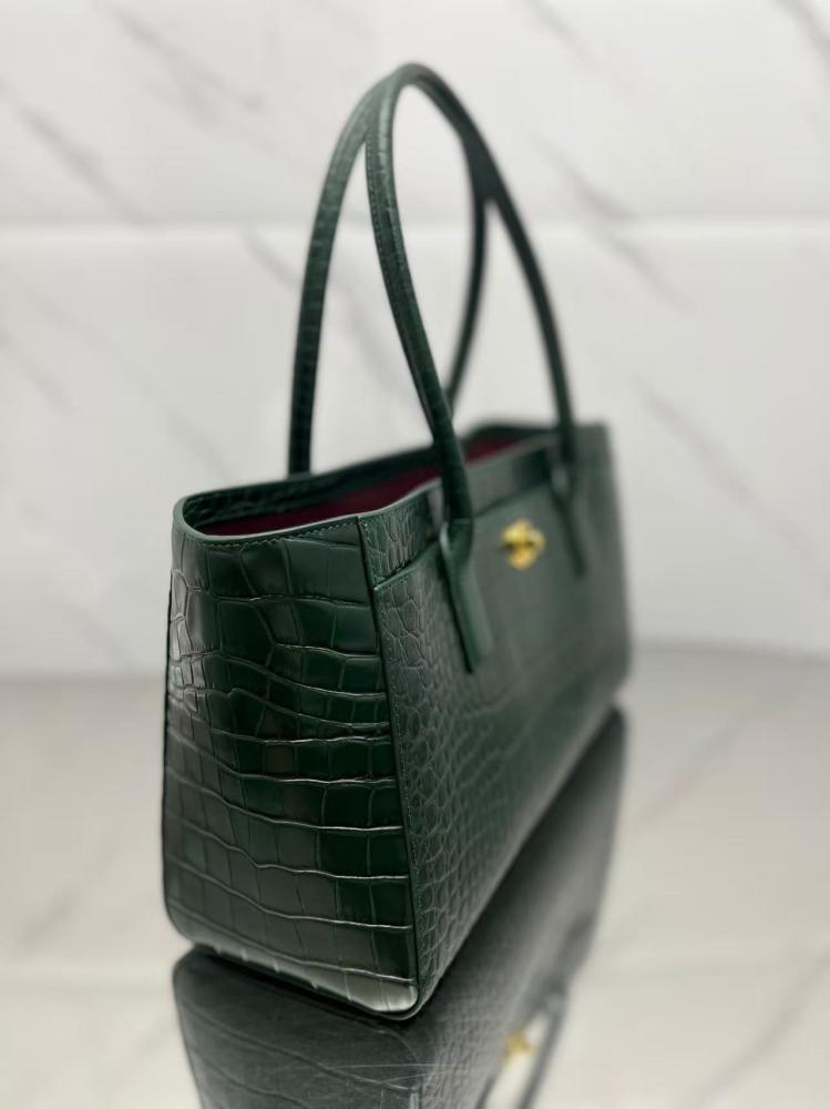 Chanel Croc-Embossed Leather Tote Bag