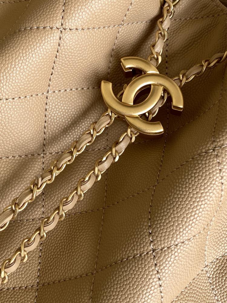 Chanel AS5293 Quilted Hobo Drawstring Bag