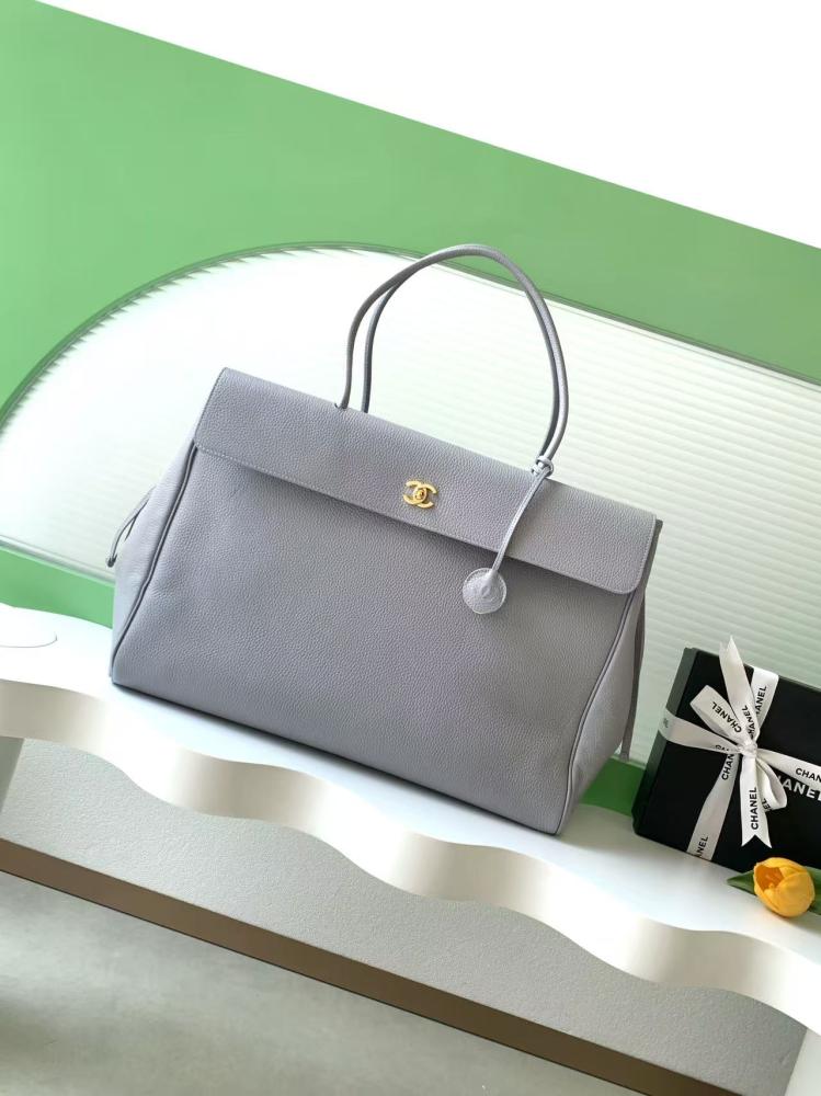 Chanel Grained Leather Tote Bag