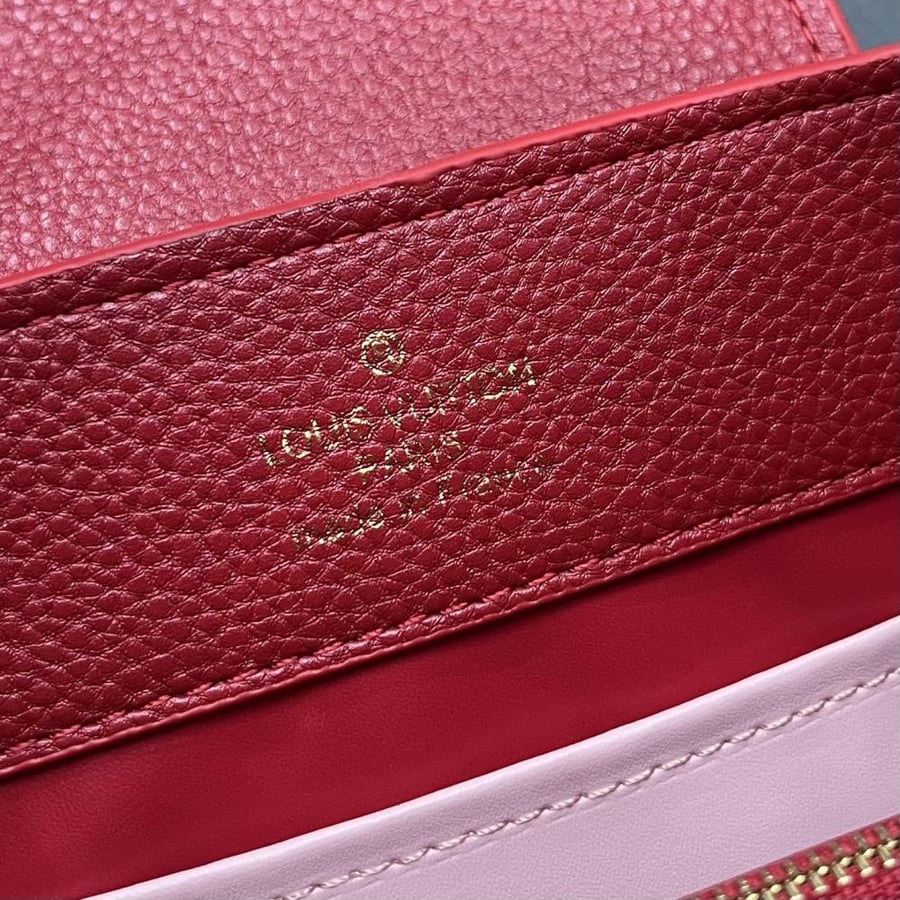 Louis Vuitton Capucines BB Leather Bag with Charms Chain