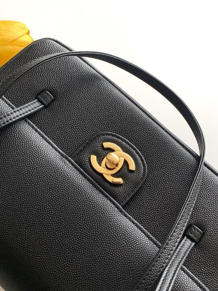 Chanel Grained Leather Flap Shoulder Bag