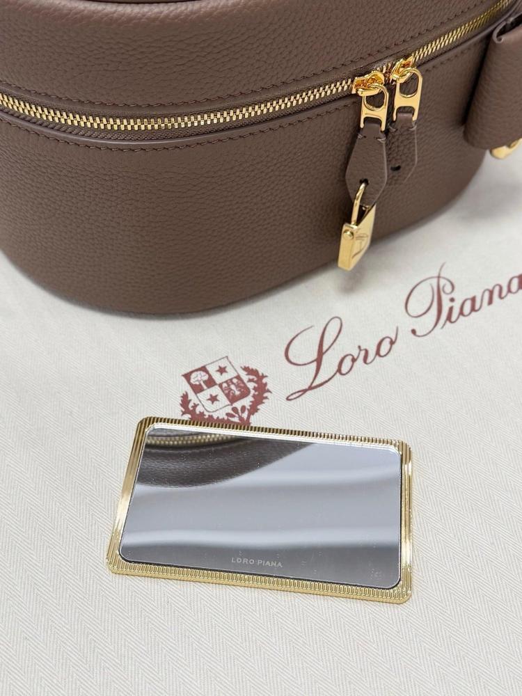 Loro Piana Extra Vanity Case in Plain Grain Calfskin