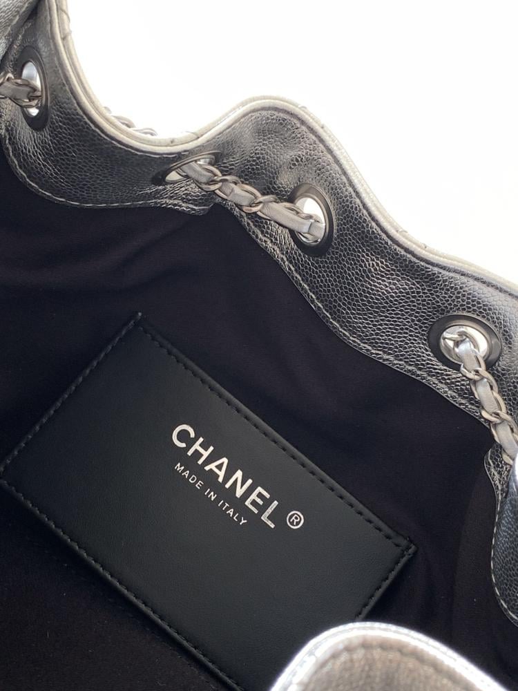 Chanel AS5631 Quilted Hobo Drawstring Bag