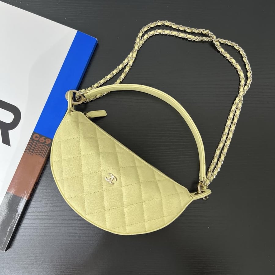 Chanel Quilted Moon Bag