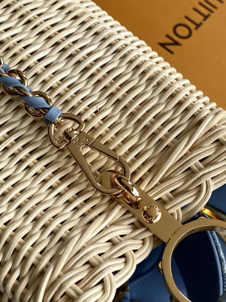 Louis Vuitton Capucines Wicker Leather Bag