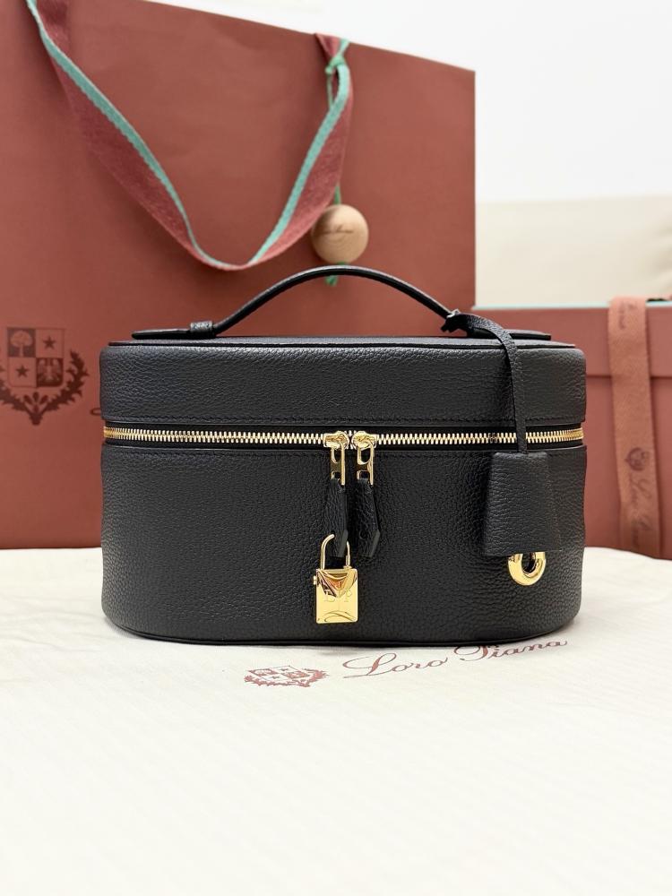 Loro Piana Extra Vanity Case in Plain Grain Calfskin