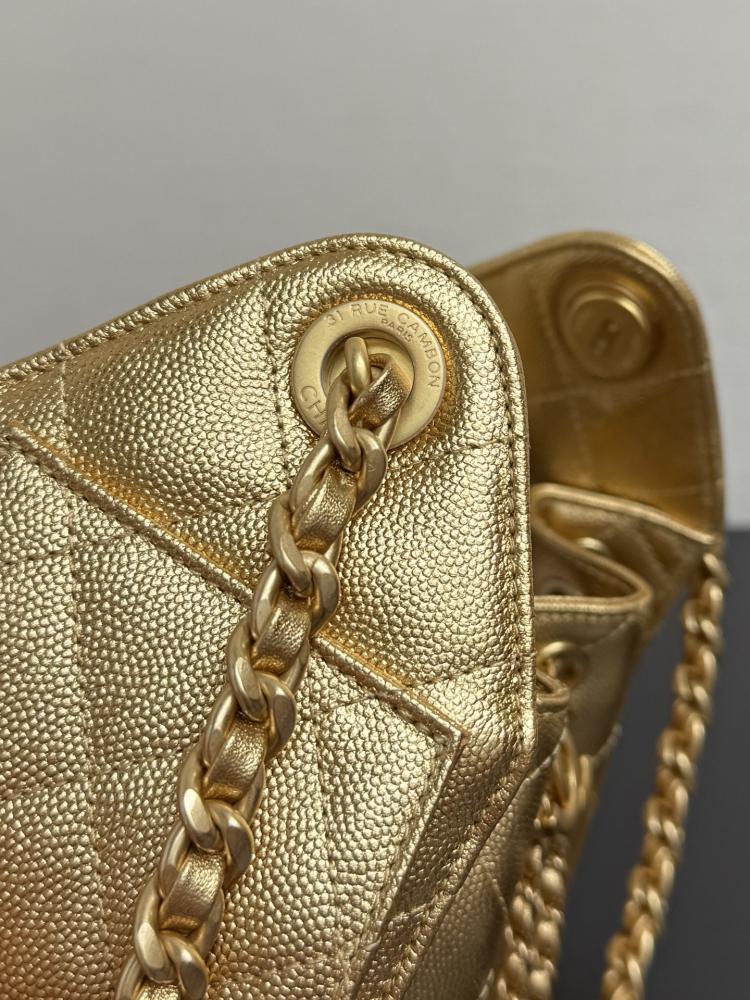 Chanel Quilted Drawstring Tote Bag