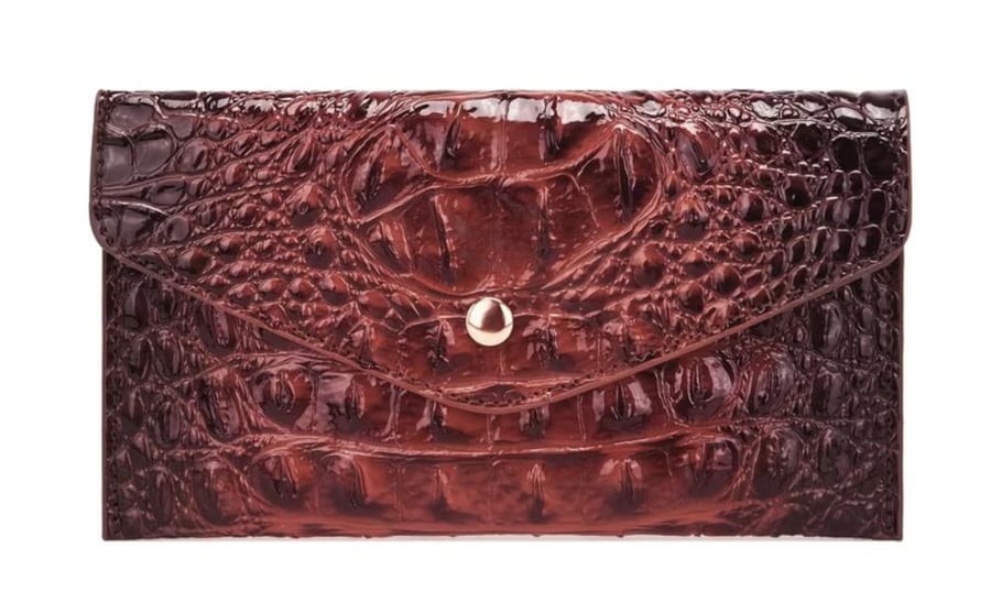 Croc Pouch - Ruby Red